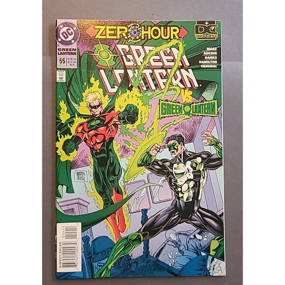 Vintage Green Lantern #55 Zero Hour DC Comics (1994) Direct Edition Comic Book - Picture 1 of 3